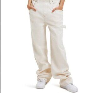 Good american overalls in bone